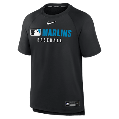 売れ筋商品|||ナイキ Tシャツ トップス レディース Men's Heathered Charcoal Miami Marlins Authentic Collection Tri-Blend Performance T-shirt Heathered Charcoal Men's Miami Marlins Nike Heather Charcoal Authentic